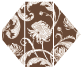 Chrysanthemum Bronze/Beige<br>Gatefold Invitation<br>4 <small>1/4</small> x 9 <small>1/2</small><br>10/pk