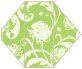 Chrysanthemum Green/Serpentine<br>Gatefold Invitation<br>4 <small>1/4</small> x 9 <small>1/2</small><br>10/pk