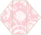 Chrysanthemum Pink/Snow<br>Gatefold Invitation<br>4 <small>1/4</small> x 9 <small>1/2</small><br>10/pk