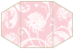 Chrysanthemum Pink/Snow<br>Gatefold Invitation<br>5 <small>1/4</small> x 7 <small>1/4</small><br>10/pk