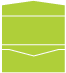 Apple Green<br>Pocket Invitation Style A<br>4 x 9<br>10/pk