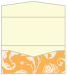 Chrysanthemum Orange/Butter<br>Pocket Invitation Style A<br>4 x 9<br>10/pk