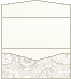 Paisley Taupe/Opal<br>Pocket Invitation Style A<br>4 x 9<br>10/pk