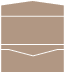 Taupe Brown<br>Pocket Invitation Style A<br>4 x 9<br>10/pk