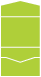 Apple Green<br>Pocket Invitation Style A<br>5 <small>1/2</small> x 4 <small>1/8</small><br>10/pk