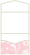 Chrysanthemum Pink/Snow<br>Pocket Invitation Style A<br>5 <small>1/2</small> x 4 <small>1/8</small><br>10/pk