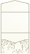 Florence Taupe/Opal<br>Pocket Invitation Style A<br>5 <small>1/2</small> x 4 <small>1/8</small><br>10/pk