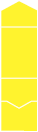 Bright Yellow<br>Pocket Invitation Style A<br>5 <small>1/4</small> x 7 <small>1/4</small><br>10/pk