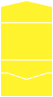 Bright Yellow<br>Pocket Invitation Style A<br>7 <small>1/4</small> x 5 <small>1/4</small><br>10/pk