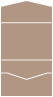 Taupe Brown<br>Pocket Invitation Style A<br>7 <small>1/4</small> x 5 <small>1/4</small><br>10/pk