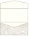 Paisley Taupe/Opal<br>Pocket Invitation Style A<br>3 <small>1/16</small> x 6 <small>1/4</small><br>10/pk
