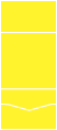 Bright Yellow<br>Pocket Invitation Style B<br>7 <small>1/8</small> x 7 <small>1/8</small><br>10/pk