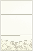 Florence Taupe/Opal<br>Pocket Invitation Style B<br>5 <small>3/4</small> x 8 <small>3/4</small><br>10/pk