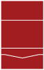 Red<br>Pocket Invitation Style B<br>5 <small>3/4</small> x 8 <small>3/4</small><br>10/pk