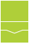Apple Green<br>Pocket Invitation Style C<br>4 <small>1/8</small> x 5 <small>1/2</small><br>10/pk