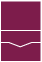 Burgundy Linen<br>Pocket Invitation Style C<br>4 <small>1/8</small> x 5 <small>1/2</small><br>10/pk