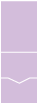 Lavender<br>Pocket Invitation Style C<br>5 <small>1/8</small> x 7 <small>1/8</small><br>10/pk
