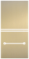 Metallic Gold Leaf<br>Pocket Invitation Style D<br>5 <small>3/4</small> x 5 <small>3/4</small><br>10/pk