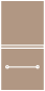Taupe Brown<br>Pocket Invitation Style D<br>5 <small>3/4</small> x 5 <small>3/4</small><br>10/pk