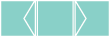 Turquoise<br>Pocket Invitation Style E<br>5 <small>1/4</small> x 5 <small>1/4</small><br>10/pk