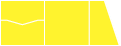 Bright Yellow<br>Pocket Invitation Style G<br>6 <small>1/4</small> x 6 <small>1/4</small><br>10/pk
