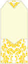 Damask Gold/Linen Ivory<br>Tag Invitation<br>3 <small>7/8</small> x 9<br>10/pk