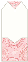 Paisley Red/Opal<br>Tag Invitation<br>3 <small>7/8</small> x 9<br>10/pk