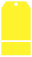 Bright Yellow<br>Tag Invitation<br>3 x 5 <small>1/2</small><br>10/pk