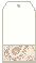 Paisley Brown/Opal<br>Tag Invitation<br>3 x 5 <small>1/2</small><br>10/pk