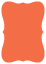 Electric Orange Bracket Card 4 1/2 x 6 1/4 - 25/Pk