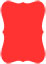 Rouge Bracket Card 4 1/2 x 6 1/4 - 25/Pk