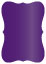 Purple Bracket Card 4 1/2 x 6 1/4 - 25/Pk