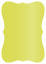 Lime Bracket Card 4 1/2 x 6 1/4 - 25/Pk