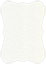 White Pearl Bracket Card 4 1/2 x 6 1/4 - 25/Pk