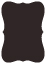 Linen Black Bracket Card 4 1/2 x 6 1/4 - 25/Pk