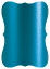 Teal Silk Bracket Card 4 1/2 x 6 1/4 - 25/Pk