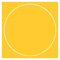 Soleil Imprintable Circle Card 4 3/4 Inch - 25/Pk