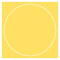 Lemon Drop Imprintable Circle Card 4 3/4 Inch - 25/Pk