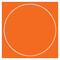 Lava Imprintable Circle Card 4 3/4 Inch - 25/Pk