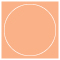Ginger Imprintable Circle Card 4 3/4 Inch - 25/Pk