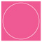 Raspberry Imprintable Circle Card 4 3/4 Inch - 25/Pk