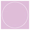 Purple Lace Imprintable Circle Card 4 3/4 Inch - 25/Pk