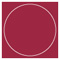Pomegranate Imprintable Circle Card 4 3/4 Inch - 25/Pk