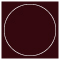 Wine Imprintable Circle Card 4 3/4 Inch - 25/Pk