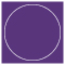 Amethyst Imprintable Circle Card 4 3/4 Inch - 25/Pk