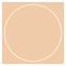 Latte Imprintable Circle Card 4 3/4 Inch - 25/Pk