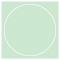 Green Tea Imprintable Circle Card 4 3/4 Inch - 25/Pk
