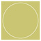 Tropical Green Imprintable Circle Card 4 3/4 Inch - 25/Pk