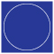 Comet Imprintable Circle Card 4 3/4 Inch - 25/Pk