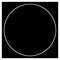 Black Imprintable Circle Card 4 3/4 Inch - 25/Pk